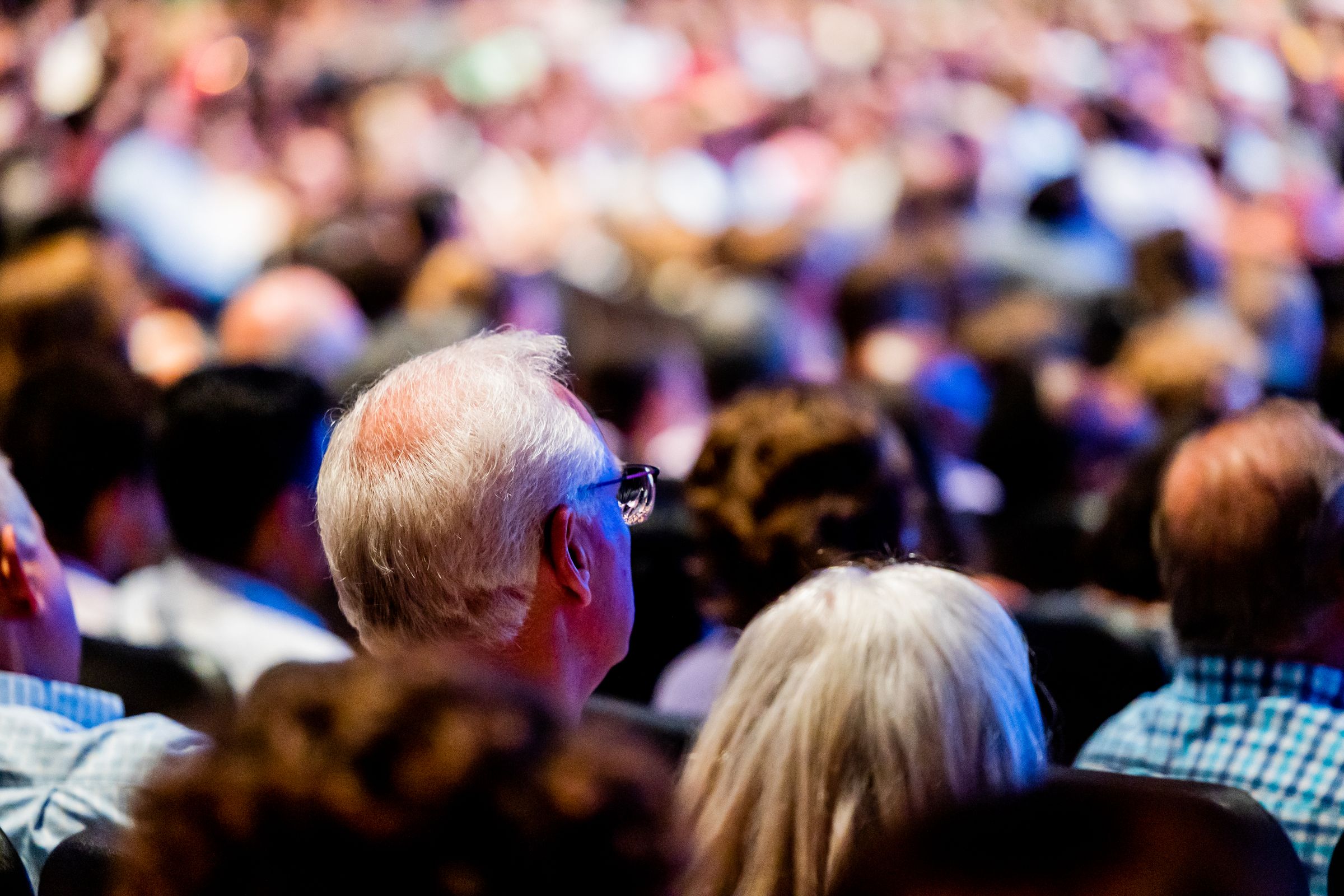 Large audience at a conference