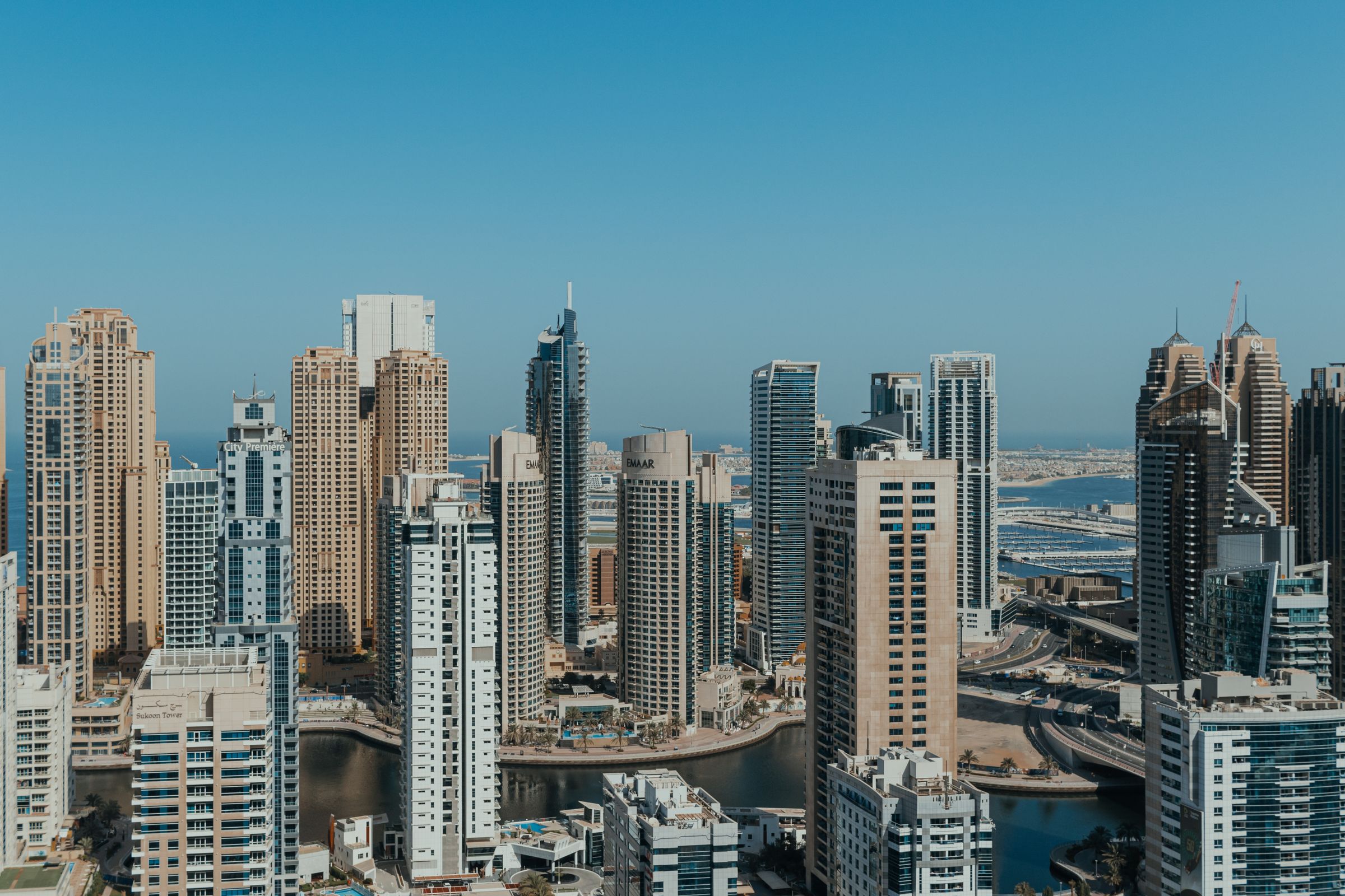 Modern city skyline